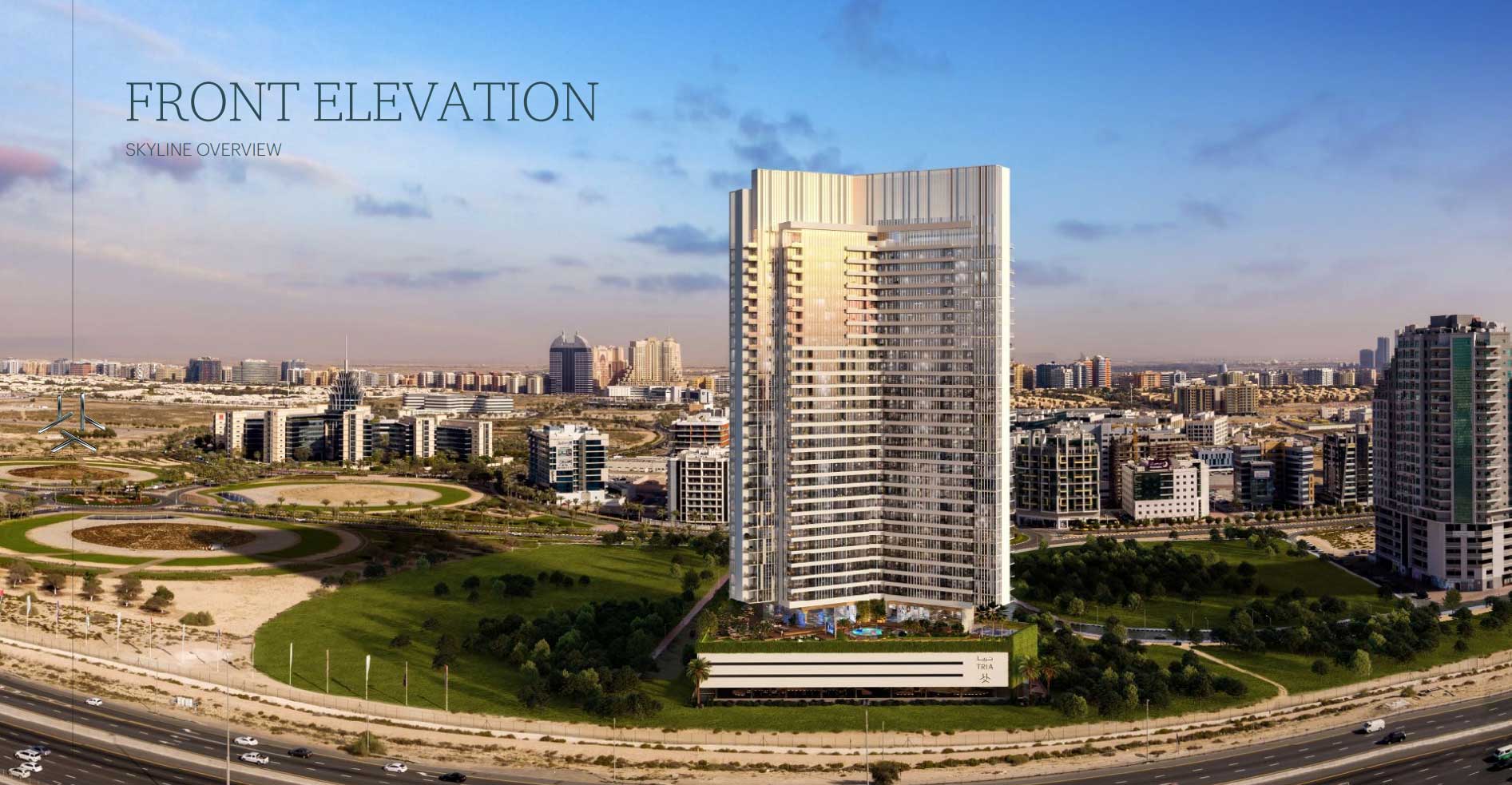 آپارتمان های تریا در دبی سیلیکون اوسیس دبی - سرمایه گذاری و خرید ملک در دبی - املاک یونایتدسون